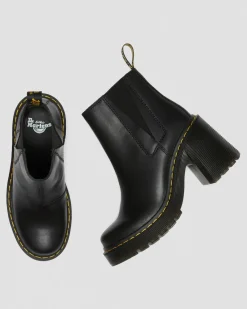 Dr. Martens Spence Leren Chelsea Boots met Uitlopende Hak^WOMENS Hakken|Enkellaarzen