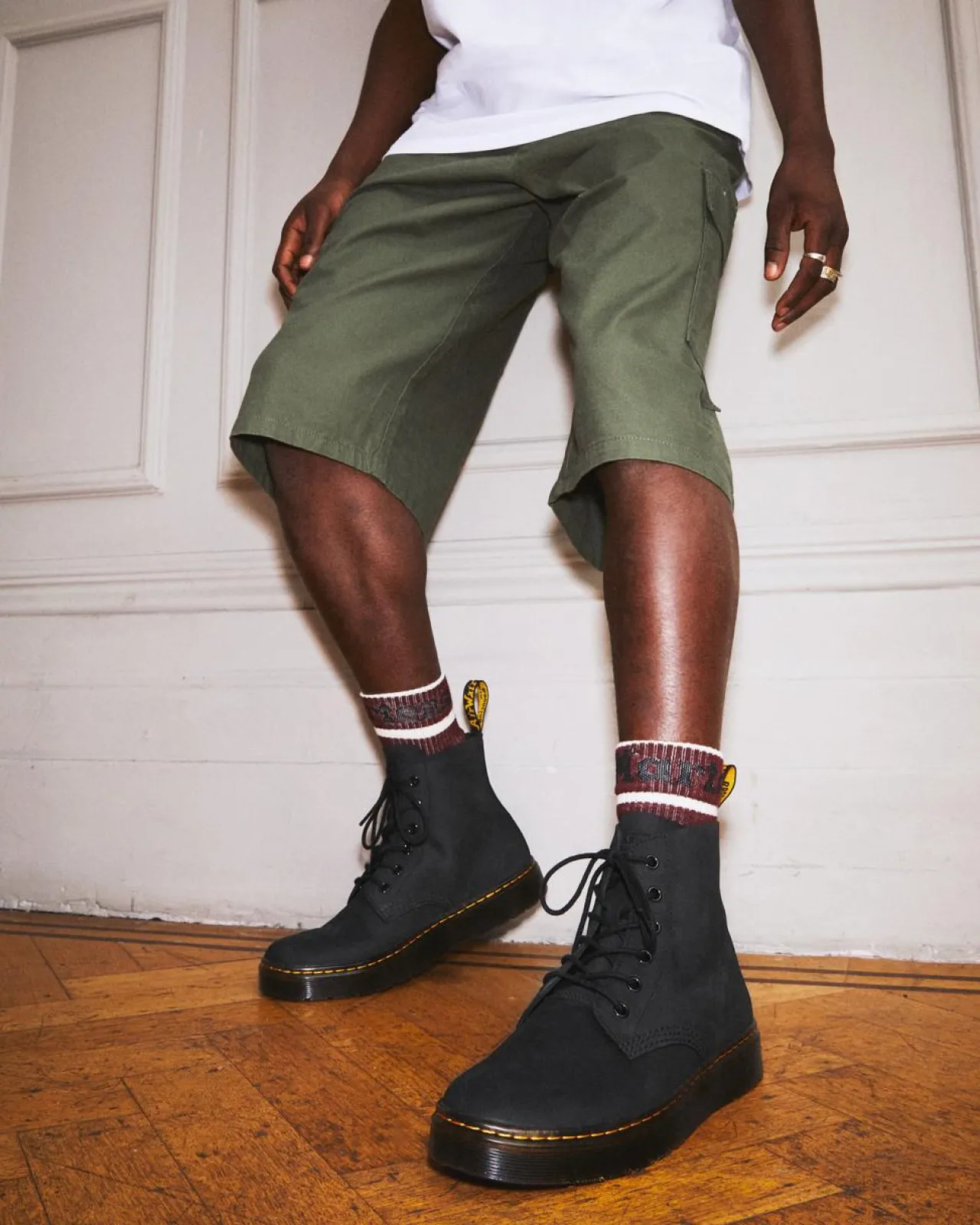 Dr. Martens Thurston Chukka Leren met Hak^WOMENS Suède|Casual Stijlen