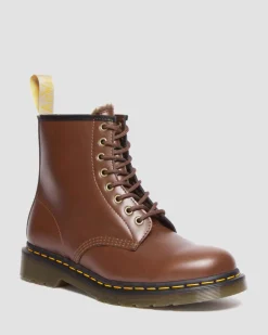 Dr. Martens Vegan 1460 Borg Gevoerde Veterlaarzen^UNISEX Nieuw Binnen|Trending Stijlen