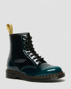 Dr. Martens Vegan 1460 Glanzende Veterlaarzen^UNISEX Heren Sale|Laarzen