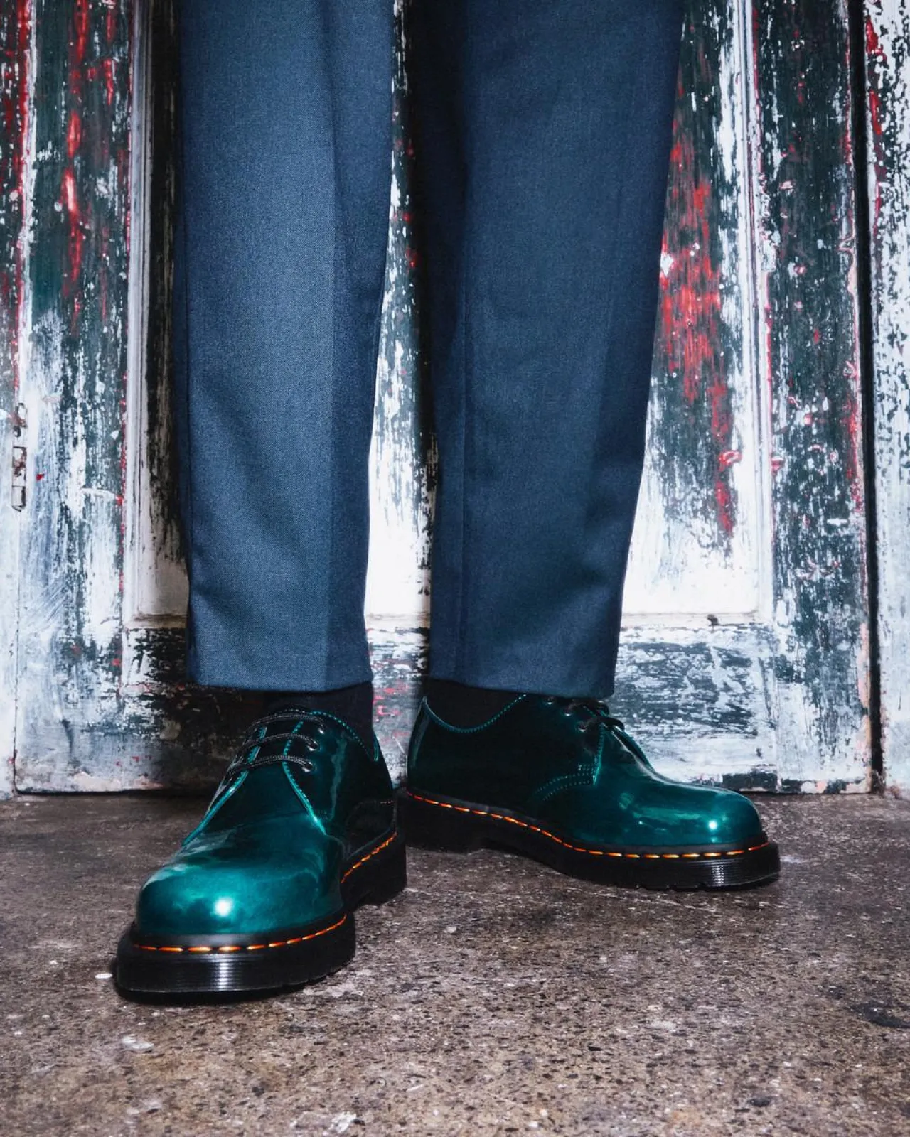 Dr. Martens VEGAN 1461 GLANZENDE VETERSCHOENEN^GIFTS Heren Sale|Nette Schoenen