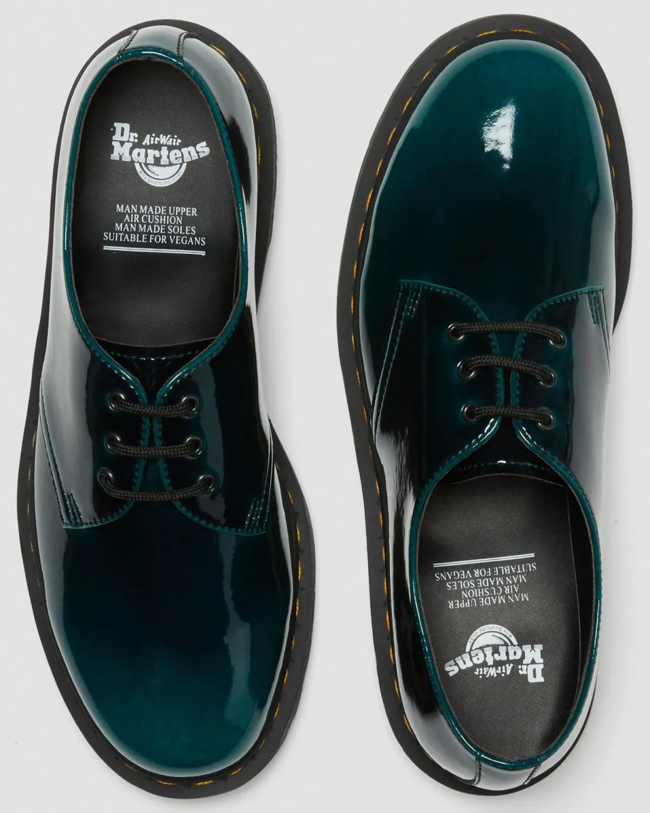 Dr. Martens VEGAN 1461 GLANZENDE VETERSCHOENEN^GIFTS Heren Sale|Nette Schoenen