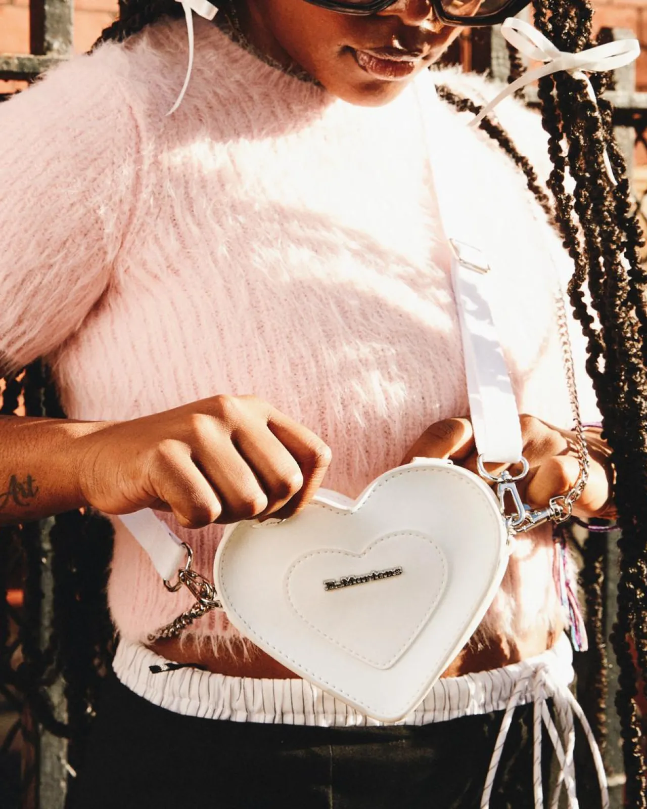 Dr. Martens Vegan Mini Hartvormige Tas^ Tassen|Nieuw Binnen