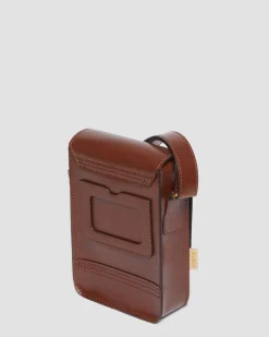 Dr. Martens Vegan Reporter VERTICALE SCHOUDERTAS in Lichtbruin^ACCESSORIES Accessoires Sale|Tassen