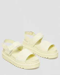 Dr. Martens Voss Hydro Leren Sandalen met Band^WOMENS Platform Sandalen|Sandalen