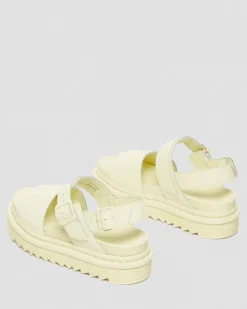Dr. Martens Voss Hydro Leren Sandalen met Band^WOMENS Platform Sandalen|Sandalen