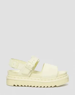 Dr. Martens Voss Hydro Leren Sandalen met Band^WOMENS Platform Sandalen|Sandalen