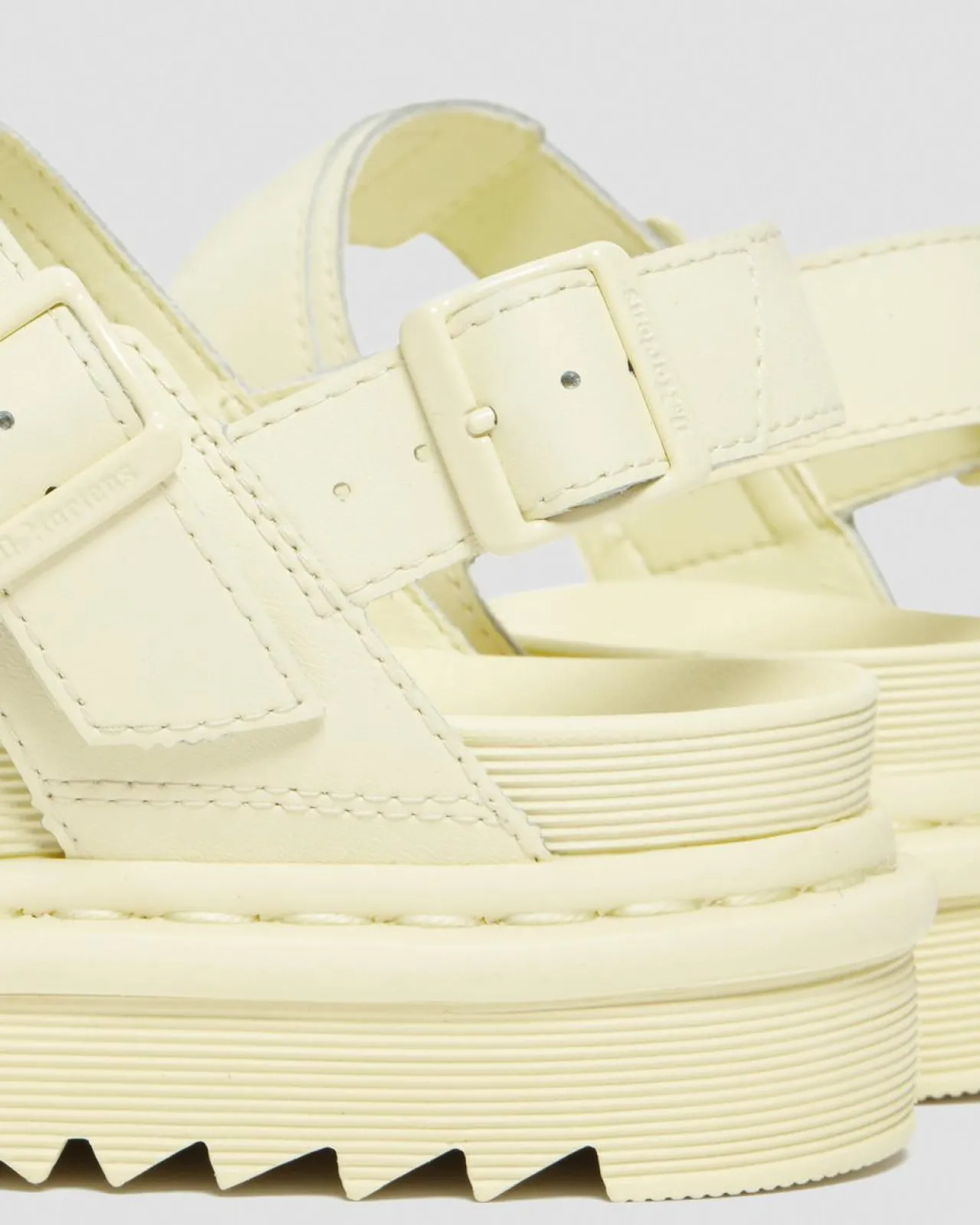 Dr. Martens Voss Hydro Leren Sandalen met Band^WOMENS Platform Sandalen|Sandalen