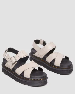Dr. Martens Voss II Vintage Taupe Pisa^WOMENS Platform Sandalen|Sandalen