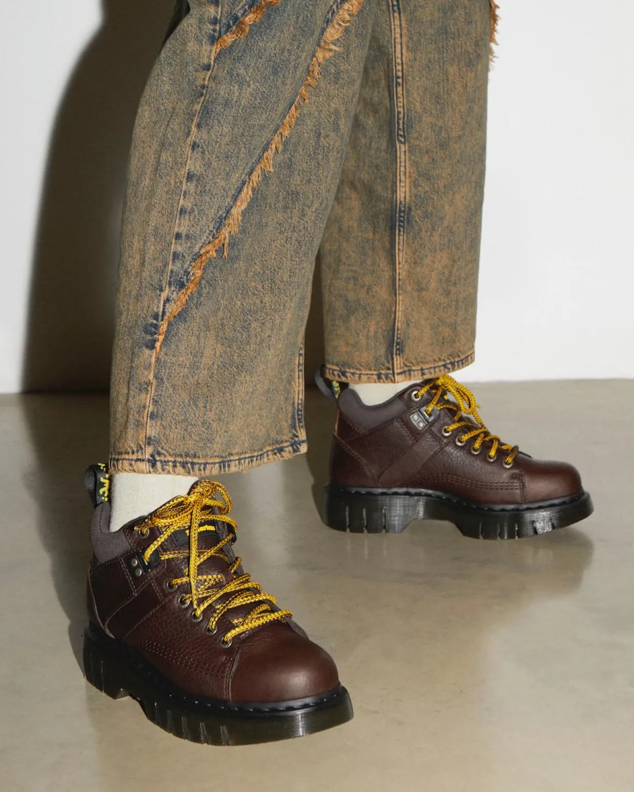 Dr. Martens Woodard Leren Veter Enkellaarzen^UNISEX Utility Laarzen|Casual Stijlen